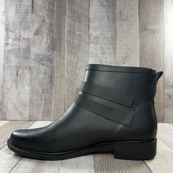 Chooka Midtown Strappy Women's Size 9 Ankle Rain Boot Bootie Waterproof Black - Picture 8 of 13